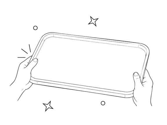 Step 1 – Grab the tray